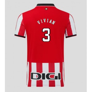 Fotbalové Dres Athletic Bilbao Dani Vivian #3 Domácí Oblečení 2025-26 Krátký Rukáv